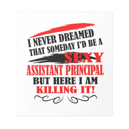 Assistant Principal Notepad Funny Birthday Gifts