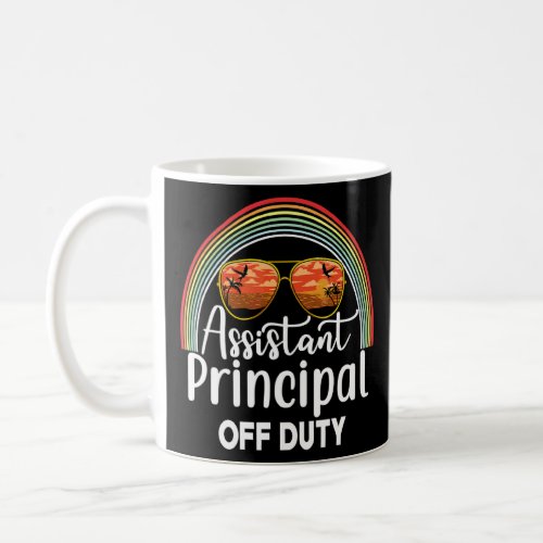 Assistant Principal Off Duty Sunglasses Beach Suns Coffee Mug