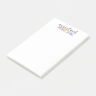 Assistant Principal Post-it Notes