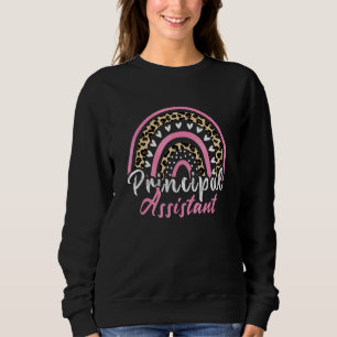 Assistant Principal Rainbow  Job Title School Work Sweatshirt