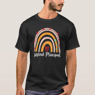 Assistant Principal School Worker boho rainbow 1 T-Shirt