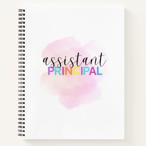 Assistant Principal Spiral Notebook