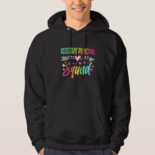 Assistant Principal Squad  Back To School Teacher Hoodie (Front)