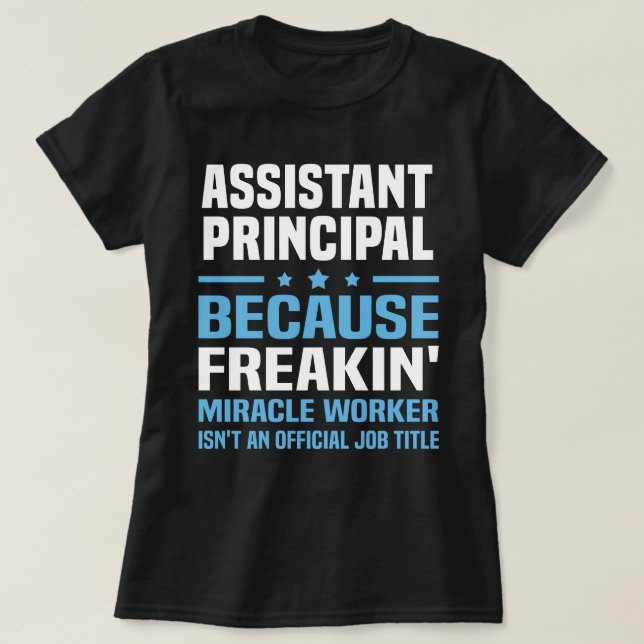 Assistant Principal T-Shirt (Design Front)