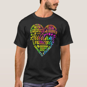 Assistant Principal Teachers Cute Heart Back To Sc T-Shirt