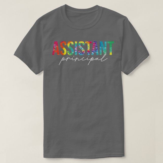 Assistant Principal Tie Dye Appreciation School Gi T-Shirt (Design Front)