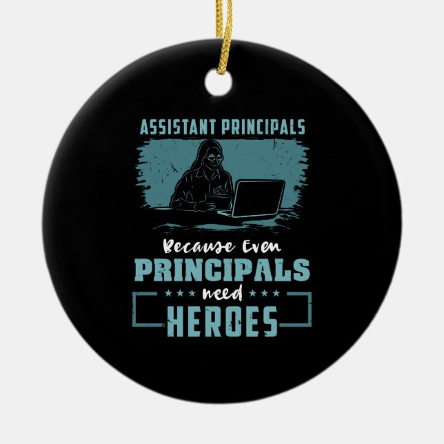 Assistant Principals Ceramic Ornament (Front)