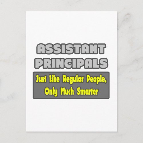 Assistant Principals  Smarter Postcard