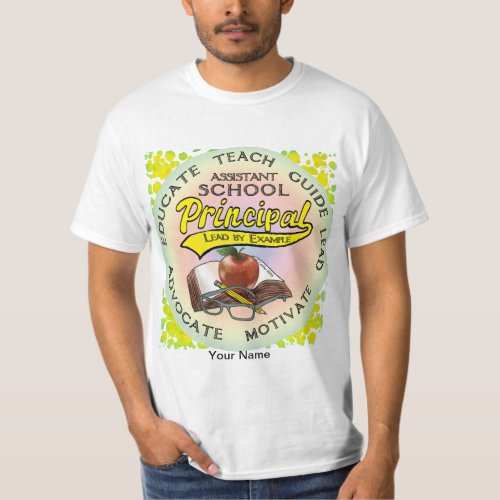 Assistant Printicpal Guide custom name T_Shirt