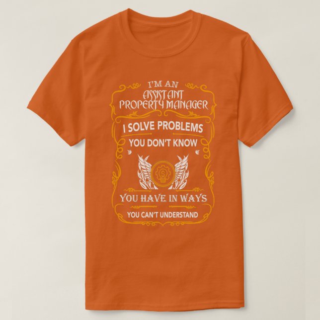 ASSISTANT PROPERTY MANAGER T-Shirt (Design Front)
