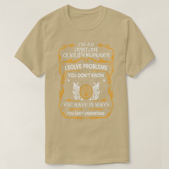 ASSISTANT QUALITY MANAGER T-Shirt (Design Front)