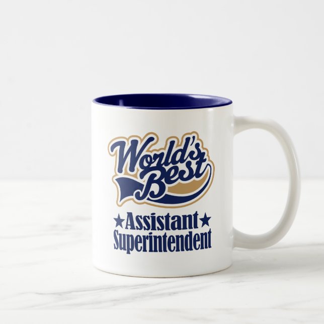 Assistant Superintendent Gift For Two-Tone Coffee Mug (Right)