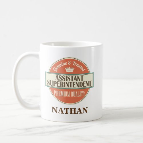 Assistant Superintendent Personalized Mug Gift