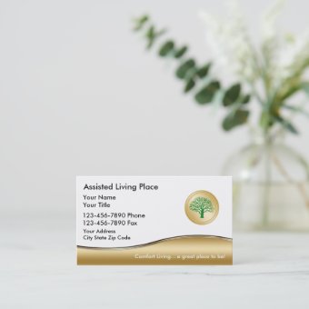 Assisted Living Business Card | Zazzle