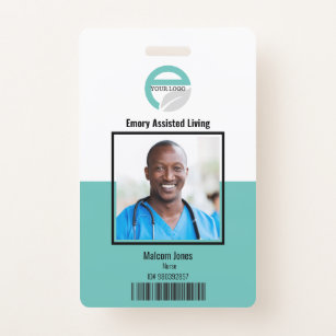 Assisted Living Facility Nurse ID Photo Badge
