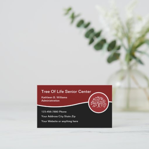 Assisted Living For Seniors Business Card Zazzle