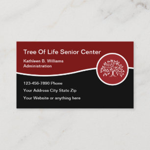 Assisted Living For Seniors Business Card