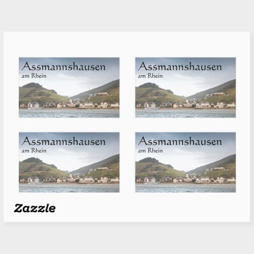 Assmannshausen am Rhein Rectangular Sticker