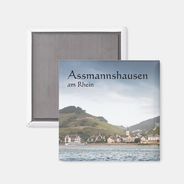 Assmannshausen Souvenir  Magnet (Front/Back)