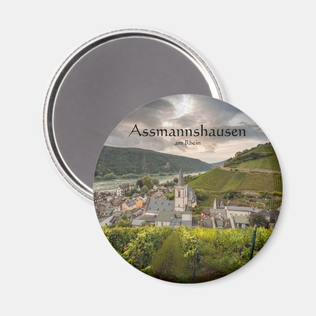 Assmannshausen Souvenir  Magnet (Front/Back)