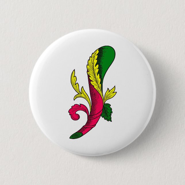 Asso di Bastoni Button (Front)