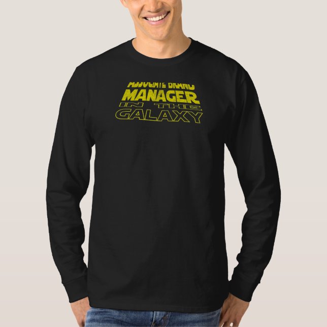 Associate Brand Manager  Space Backside T-Shirt (Front)