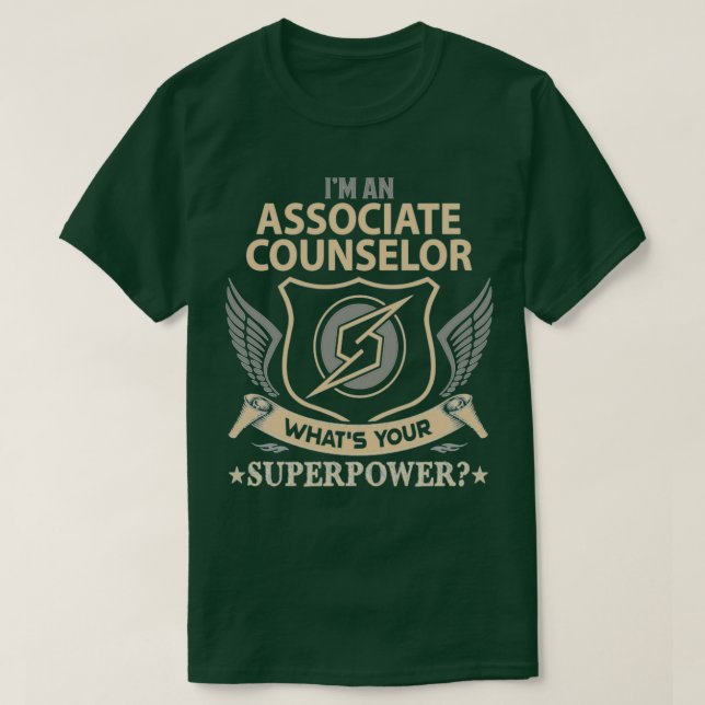 Associate Counselor Associate Counselor T-Shirt (Design Front)