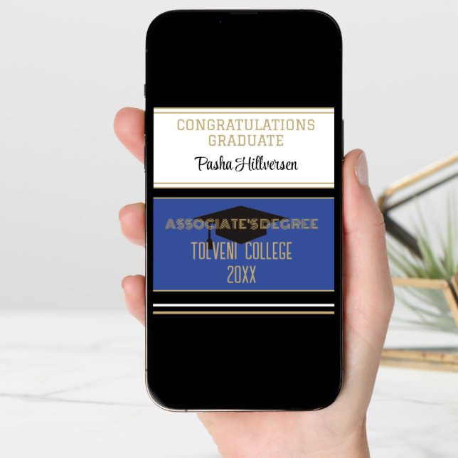 Associate Degree Graduation Card (Front Digital)