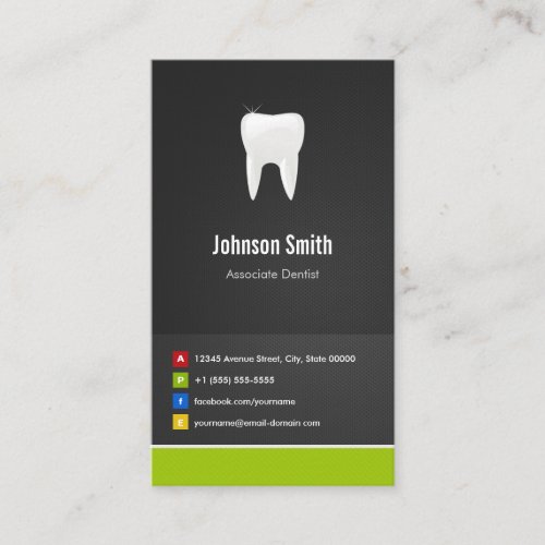 Associate Dentist - Dental Creative Innovative Business Card Template