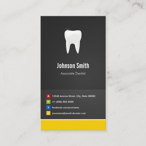 Associate Dentist - Dental Creative Innovative Business Card Templates