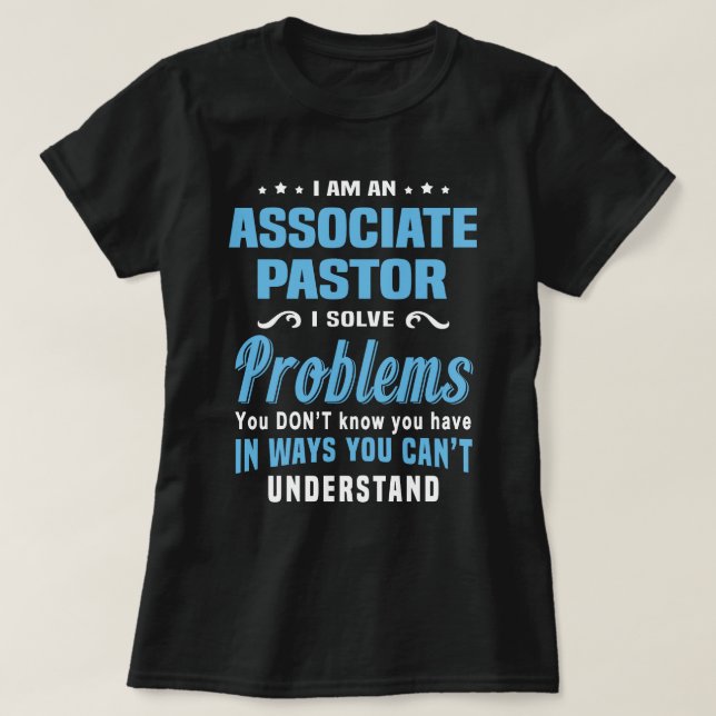 Associate Pastor T-Shirt (Design Front)