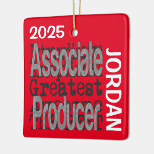 Associate Producer Extraordinaire CUSTOM Ceramic Ornament