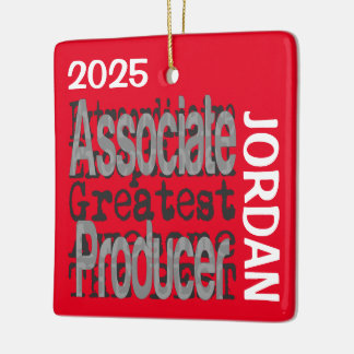 Associate Producer Extraordinaire CUSTOM Ceramic Ornament