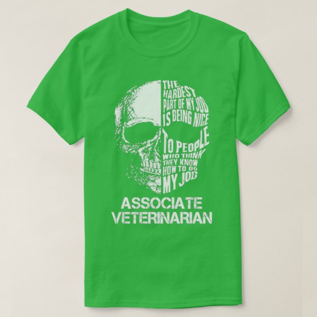 Associate Veterinarian Associate Veterinarian T-Shirt (Design Front)