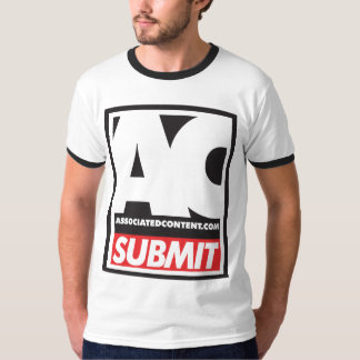 Associated Content Submit T-Shirt Black Trim