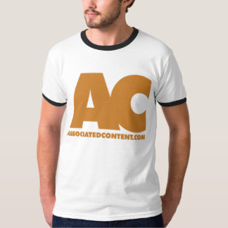 Associated Content White T w/ Black Trim T-Shirt