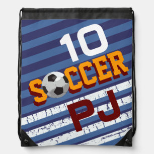 association football drawstring bag
