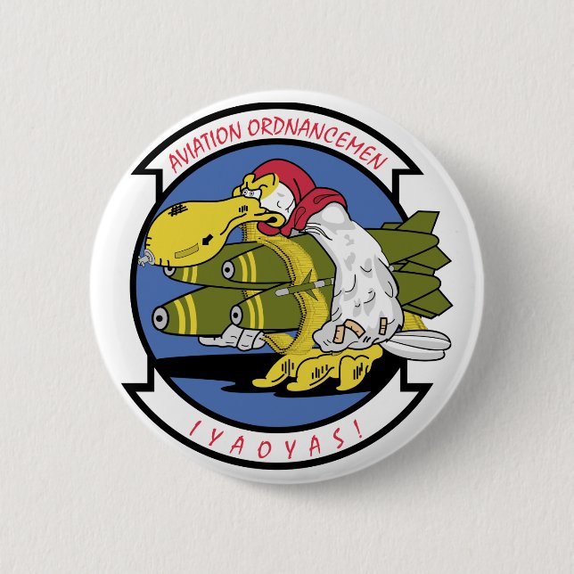 Association of Aviation Ordnancemen Pinback Button (Front)