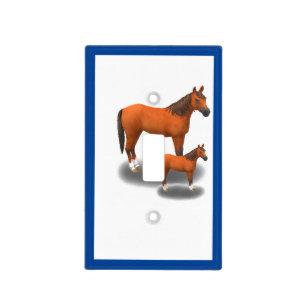 Assorted Animals Horse Light Switch Cover