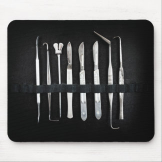 Assorted Antique Embalming Tools Mouse Pad