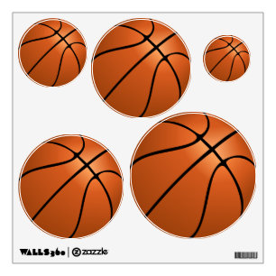 Assorted Basketball Wall Decal Set
