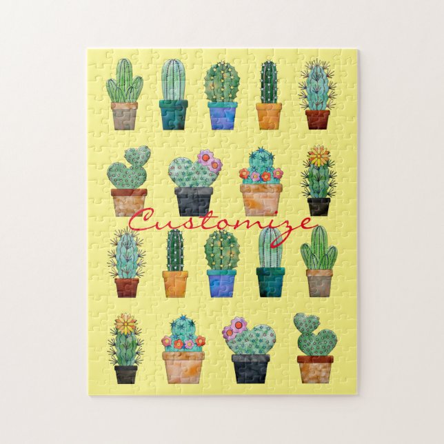 Assorted Cactus Plants Thunder_Cove Jigsaw Puzzle (Vertical)