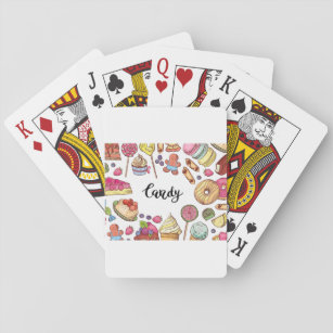 Assorted Candy Playing Cards