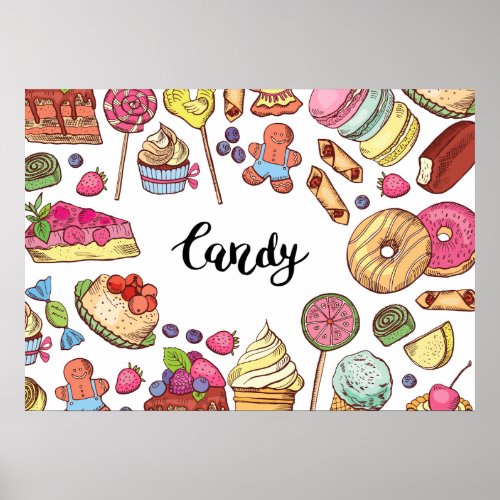 Assorted Candy Poster