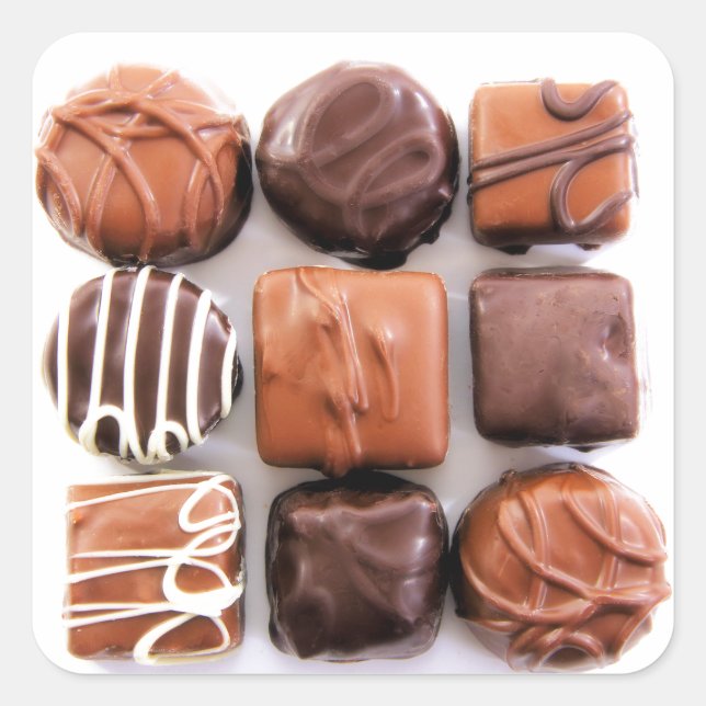 Assorted Chocolates Stickers (Front)