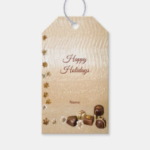 Assorted Chocolates with Flowers Gift Tag