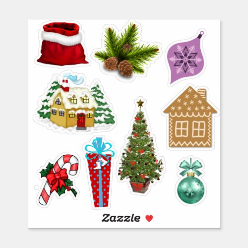 Assorted Christmas Stickers 2