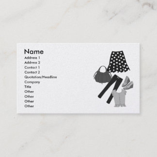 Assorted Clothing Apparel Business Card