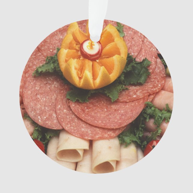 Assorted cold meats ornament (Front)
