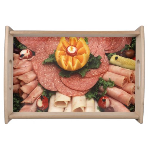 Assorted cold meats serving tray